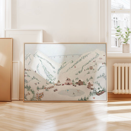 Snowy slopes no.1 poster