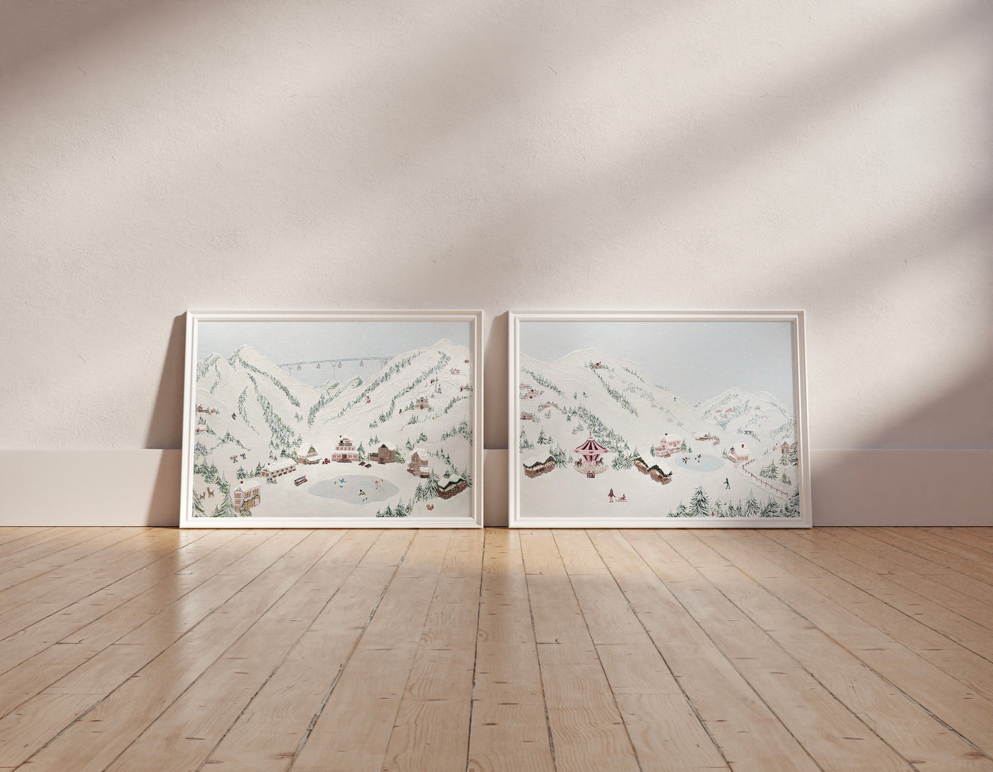 Snowy slopes no.1 poster