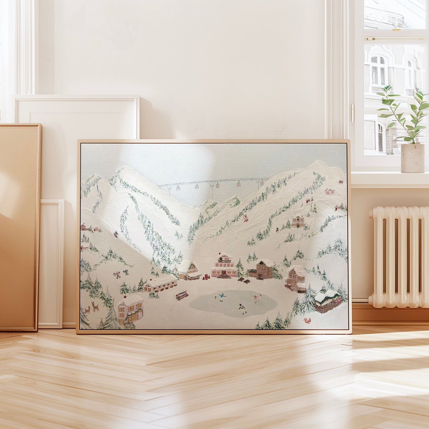 Snowy slopes no.1 poster