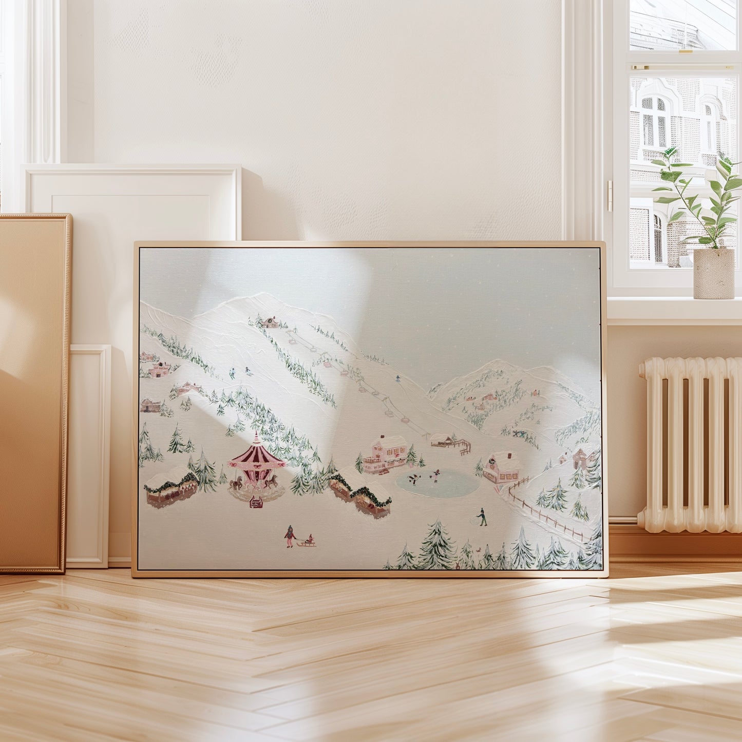 Snowy slopes no.2 poster