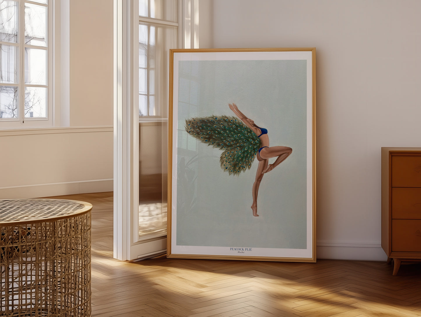 Peacock Plié poster