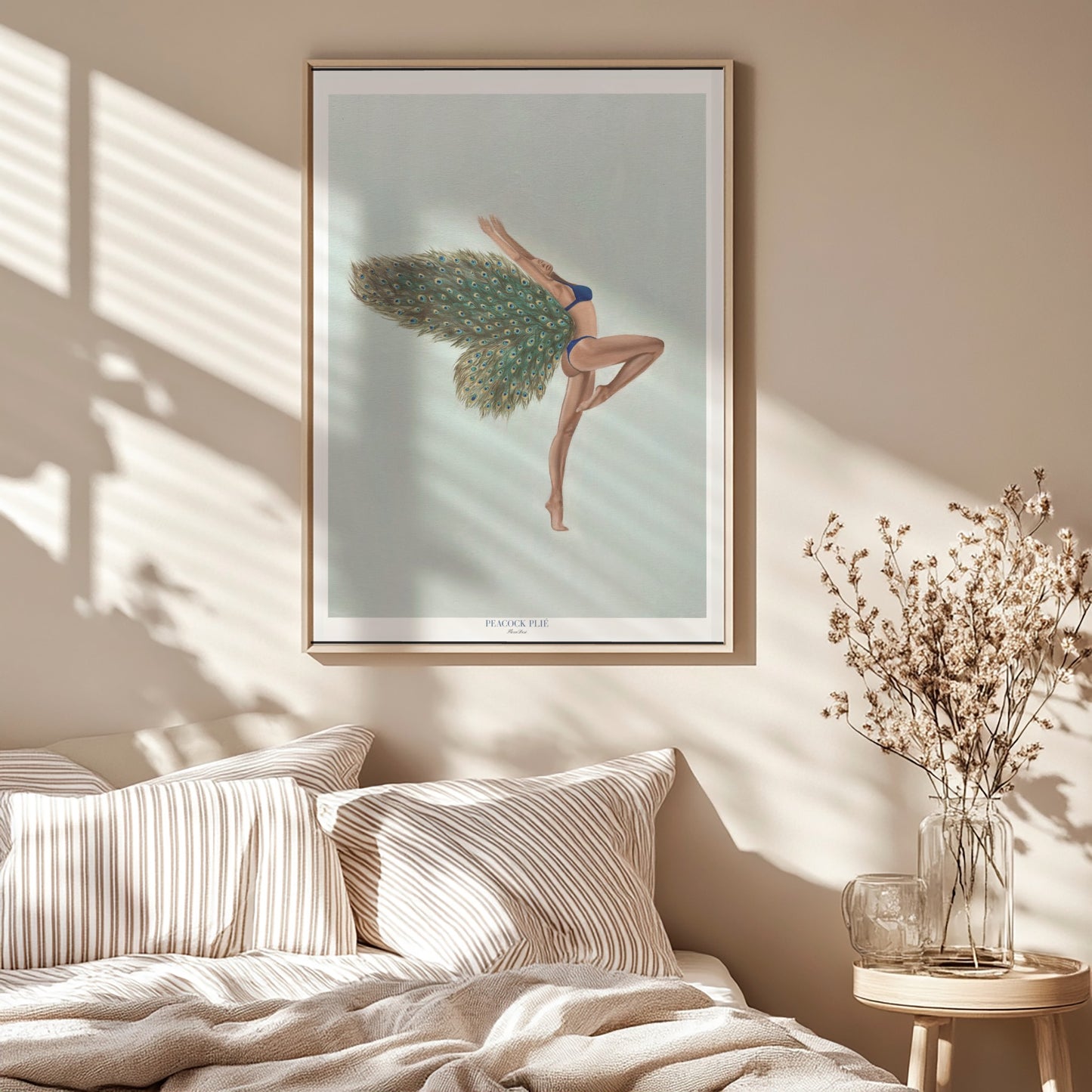 Peacock Plié poster