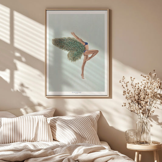 Peacock Plié poster